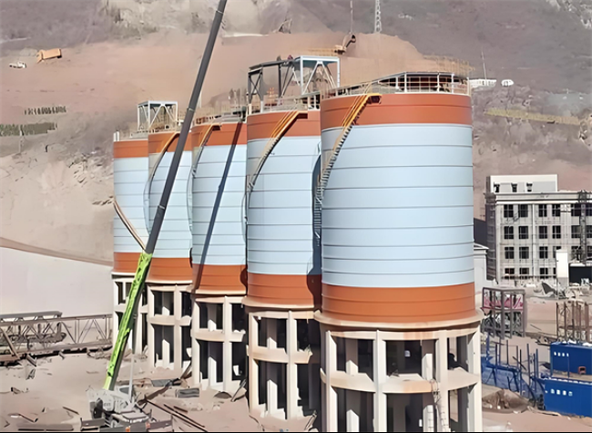 白玉高架钢板仓